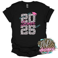 SENIOR 2025 PINK GLITTER LEOPARD