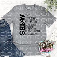 SHOW TEE