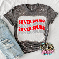 SILVER SPURS RETRO T-SHIRT