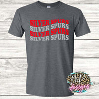 SILVER SPURS RETRO T-SHIRT