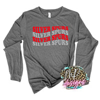 SILVER SPURS RETRO LONG SLEEVE/SWEATSHIRT