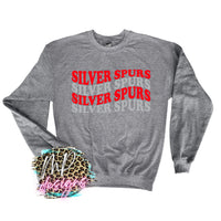 SILVER SPURS RETRO LONG SLEEVE/SWEATSHIRT