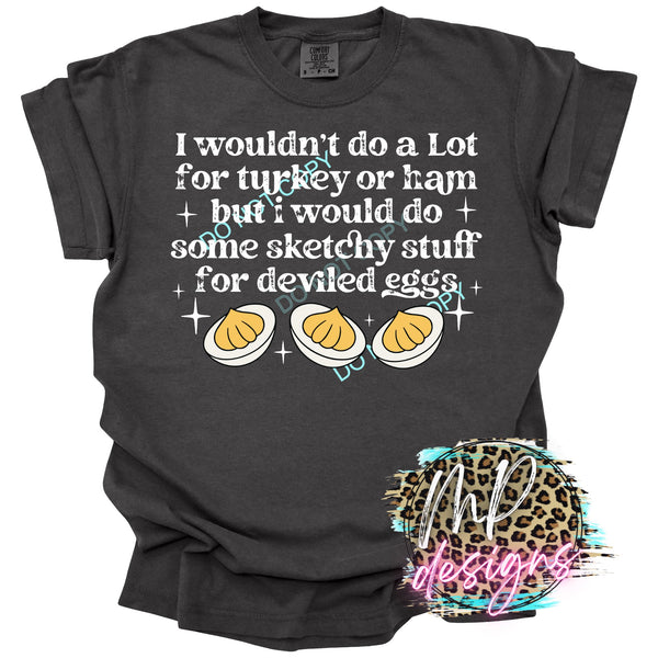 SKETCHY STUFF DEVILED EGGS