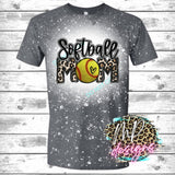 SOFTBALL MOM LEOPARD