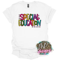SPECIAL EDUCATION COLORFUL T-SHIRT