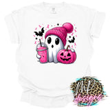 SPOOKY GHOST BREAST CANCER AWARENESS