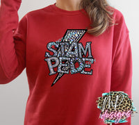 STAMPEDE BOLT FAUX RHINESTONE