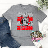 STAMPEDE STACKED MASCOT T-SHIRT
