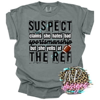 FOOTBALL SUSPECT
