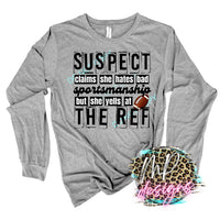 FOOTBALL SUSPECT