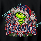 TEXANS SPARKLY GRINCH