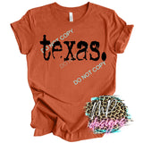 TEXAS TYPOGRAPHY