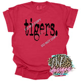 TIGERS TYPOGRAPHY
