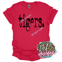 TIGERS TYPOGRAPHY