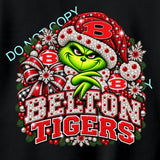 BELTON TIGERS SPARKLY GRINCH