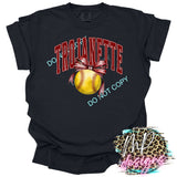TROJANETTE SOFTBALL BOW