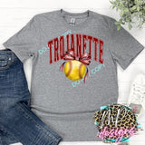 TROJANETTE SOFTBALL BOW