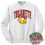 TROJANETTE SOFTBALL BOW