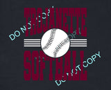 TROJANETTE SOFTBALL STRIPES