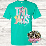 TROJANS FAUX EMBROIDERY