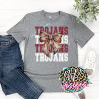 TROJANS FOOTBALL BOW
