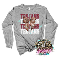 TROJANS FOOTBALL BOW