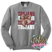 TROJANS FOOTBALL BOW