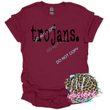 TROJANS TYPOGRAPHY