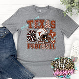 TX FOOTBALL GLITTER