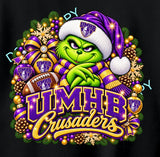 UMHB SPARKLY GRINCH