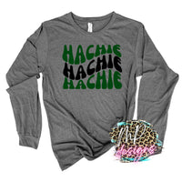 HACHIE WAVY RETRO LONG SLEEVE/SWEATSHIRT