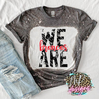 WE ARE BRONCOS RED T-SHIRT