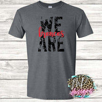 WE ARE BRONCOS RED T-SHIRT