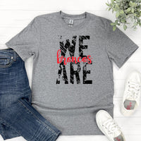 WE ARE BRONCOS RED T-SHIRT