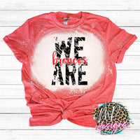 WE ARE BRONCOS RED T-SHIRT