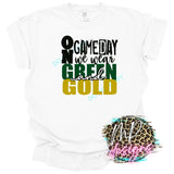 WE WEAR GREEN AND GOLD