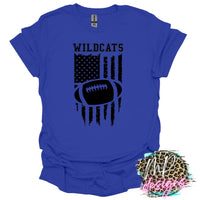 WILDCATS FLAG FOOTBALL ROYAL T-SHIRT