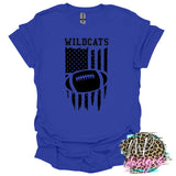 WILDCATS FLAG FOOTBALL ROYAL T-SHIRT