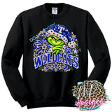 TEMPLE WILDCATS SPARKLY GRINCH