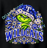 TEMPLE WILDCATS SPARKLY GRINCH