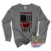 YOEMEN FLAG FOOTBALL LONG SLEEVE/SWEATSHIRT