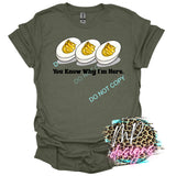 YOU KNOW WHY I'M HERE