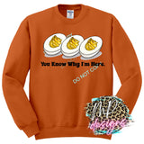 YOU KNOW WHY I'M HERE