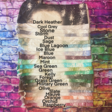 PEACE LOVE SHOW BLEACHED T-SHIRT