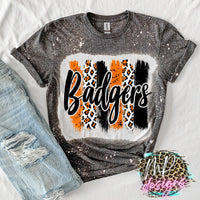 BADGERS BRUSHSTROKE ORANGE T-SHIRT