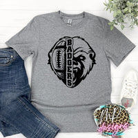 BADGERS MASCOT FOOTBALL ORANGE T-SHIRT