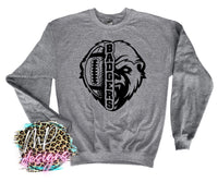 BADGERS MASCOT FOOTBALL ORANGE LONG SLEEVE/SWEATSHIRT