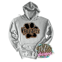 BADGERS PAW ORANGE LONG SLEEVE/SWEATSHIRT