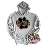 BADGERS PAW ORANGE LONG SLEEVE/SWEATSHIRT