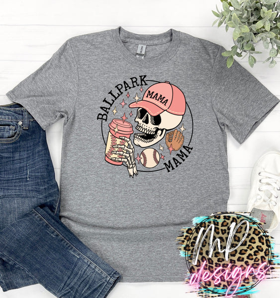 BASEBALL BALLPARK MAMA T-SHIRT